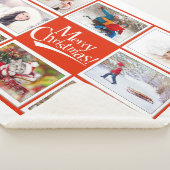 クリスマスフォトシェルパ毛布 シェルパブランケット (3/4)