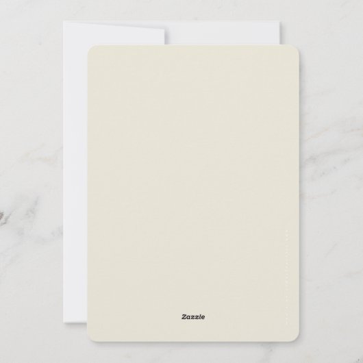 クリスマスフォトスタイリッシュスクリプト赤い喜び シーズンカード (裏面)