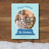 クリスマスフォトスノーグローブ シーズンポストカード