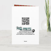 クリスマスフォトツリーのお洒落追加 シーズンカード (裏面)