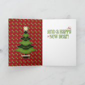 クリスマスフォトツリーのお洒落追加 シーズンカード (内部)