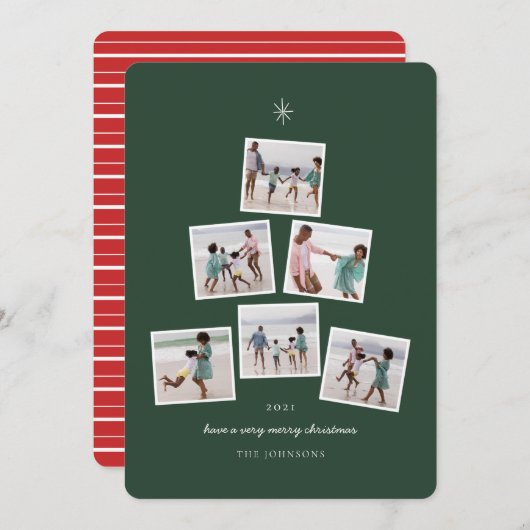 クリスマスフォトツリー (正面/裏面)