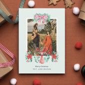 クリスマスフォトトインデナーフローラミント シーズンカード