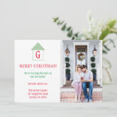 クリスマスフォトニューホームデッキザホールズムービング シーズンカード (スタンド正面)