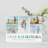 クリスマスフォトハワイMelle Kalikimaka シーズンカード (スタンド正面)