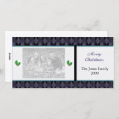 クリスマスフォトパーソナライズされたカード シーズンカード (正面/裏面)