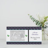 クリスマスフォトパーソナライズされたカード シーズンカード (スタンド正面)