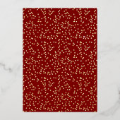 クリスマスフォトピースラブジョイスター実在金ゴールド 箔シーズンカード (裏面)