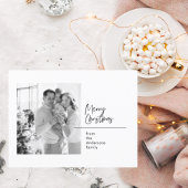 クリスマスフォトファミリーカード |メリークリスマス ポストカード
