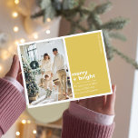 クリスマスフォトファミリー | メリー  明るい黄色 ポストカード<br><div class="desc">クリスマスフォトファミリー | メリー  明るい黄色</div>