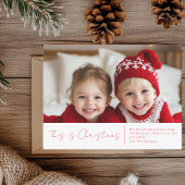 クリスマスフォトファミリー | Red Joyはがき ポストカード