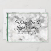 クリスマスフォトフェスティバル赤と白枠 シーズンカード (裏面)