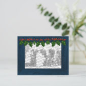 クリスマスフォトフレームはがきを追加 シーズンポストカード (スタンド正面)