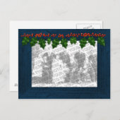 クリスマスフォトフレームはがきを追加 シーズンポストカード (正面/裏面)