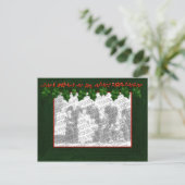 クリスマスフォトフレームはがきを追加 シーズンポストカード (スタンド正面)