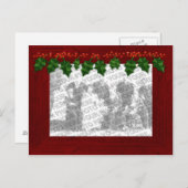 クリスマスフォトフレームはがきを追加 シーズンポストカード (正面/裏面)