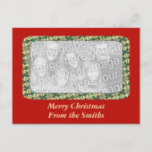 クリスマスフォトフレーム シーズンポストカード (正面)
