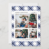 クリスマスフォトブルー シーズンカード (正面)