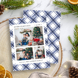 クリスマスフォトブルー シーズンカード