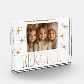 クリスマスフォトブロックを喜ぶ フォトブロック (左)