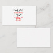 クリスマスフォトブースを設置したい 名刺 (正面/裏面)