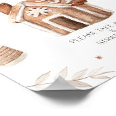 クリスマスフォトブーステーブルの看板 ポスター (角)