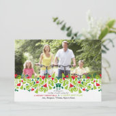 クリスマスフォトホリデーカードでの愛 シーズンカード (スタンド正面)