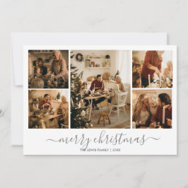 クリスマスフォトホリデーカード（シルバー） シーズンカード