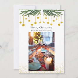 クリスマスフォトホリデーカード、写真クリスマス シーズンカード