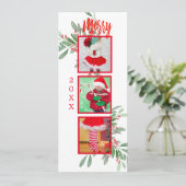 クリスマスフォトホリデーホリーリース メリー シーズンカード (スタンド正面)