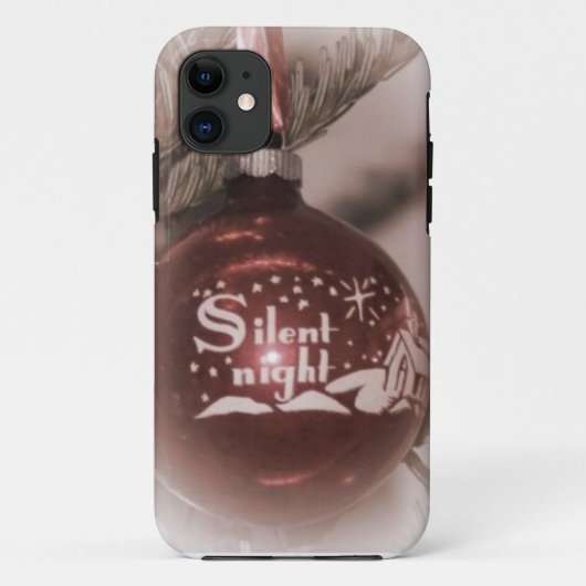 クリスマスフォトホリデーiPhoneケース Case-Mate iPhoneケース (裏面)