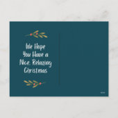 クリスマスフォトポストカード（グリーティング付き） シーズンポストカード (裏面)