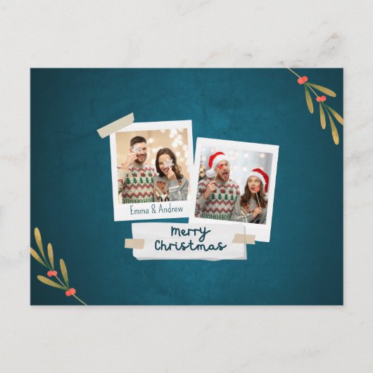 クリスマスフォトポストカード（グリーティング付き） シーズンポストカード (正面)