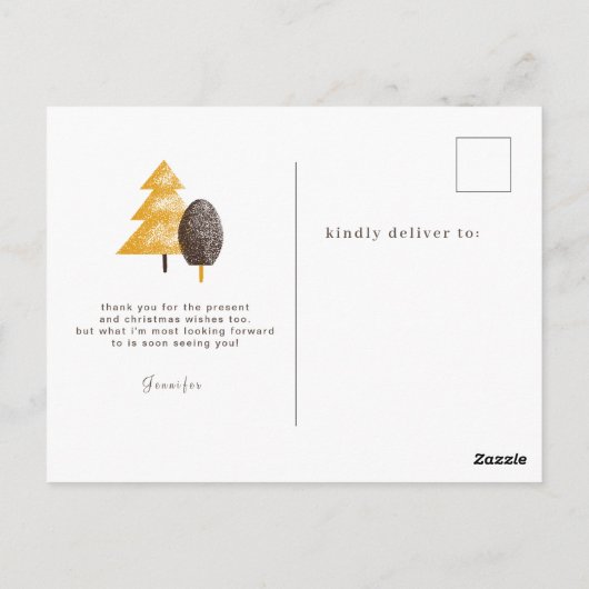 クリスマスフォトポストカード ポストカード (裏面)