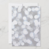 クリスマスフォトポートレートエレガント伝統的 シーズンカード (裏面)