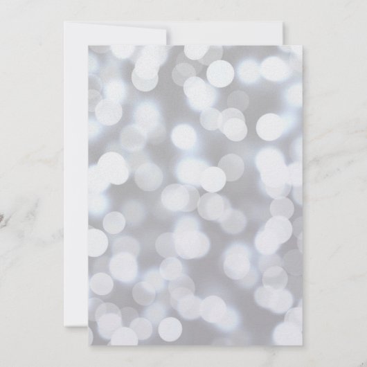 クリスマスフォトポートレートエレガント伝統的 シーズンカード (裏面)