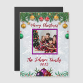 クリスマスフォトマグネット (正面/裏面)