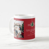 クリスマスフォトマグ コーヒーマグカップ (正面左)