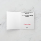 クリスマスフォトメトリックアイグラフクリスマスカード シーズンカード (内部)