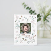 クリスマスフォトメリーウィンターウッドランド シーズンカード (スタンド正面)