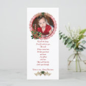 クリスマスフォトラックカード (スタンド正面)