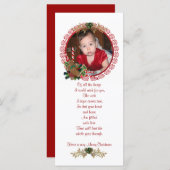 クリスマスフォトラックカード (正面/裏面)