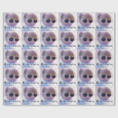 クリスマスフォトラッピング紙 ラッピングペーパー (フラット)