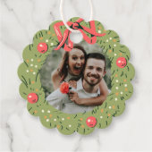 クリスマスフォトリースクリスマスウィッシュファミリー フェイバータグ (正面)