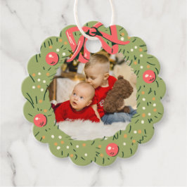 クリスマスフォトリースクリスマスウィッシュファミリー フェイバータグ