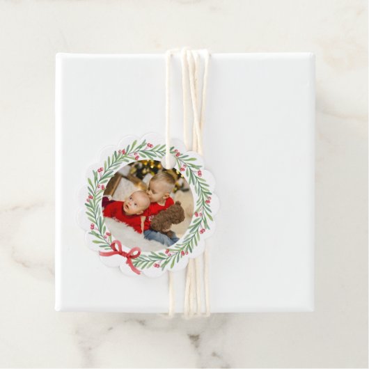 クリスマスフォトリースクリスマスウィッシュファミリー フェイバータグ (インサイチュ)