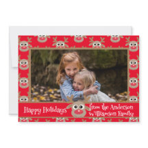 クリスマスフォトレッド白かわいいトナカイのパターン