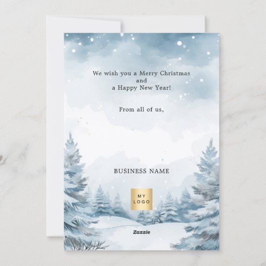 クリスマスフォト冬の景観事業 シーズンカード (裏面)