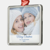 クリスマスフォト名オーナメント メタルオーナメント (左)