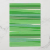 クリスマスフォト垂直 – スクリプト金ゴールドJOY - 箔シーズンカード (裏面)